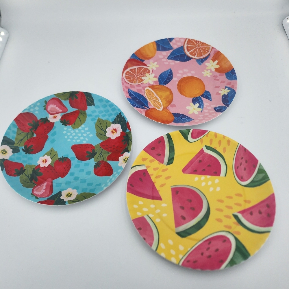 Hobby Lobby Melamine Salad Plates (6) NWT